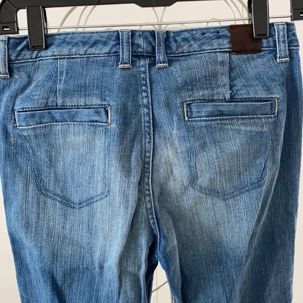 EXPRESS X2 High Waisted Wide Leg Flare Jeans - Picture 5 of 15